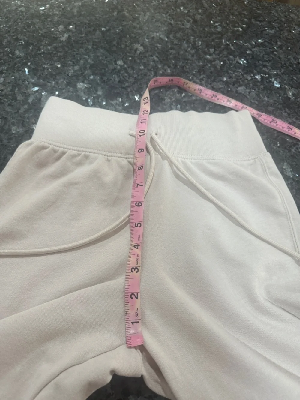 H&M Light Gray High-Waist Joggers